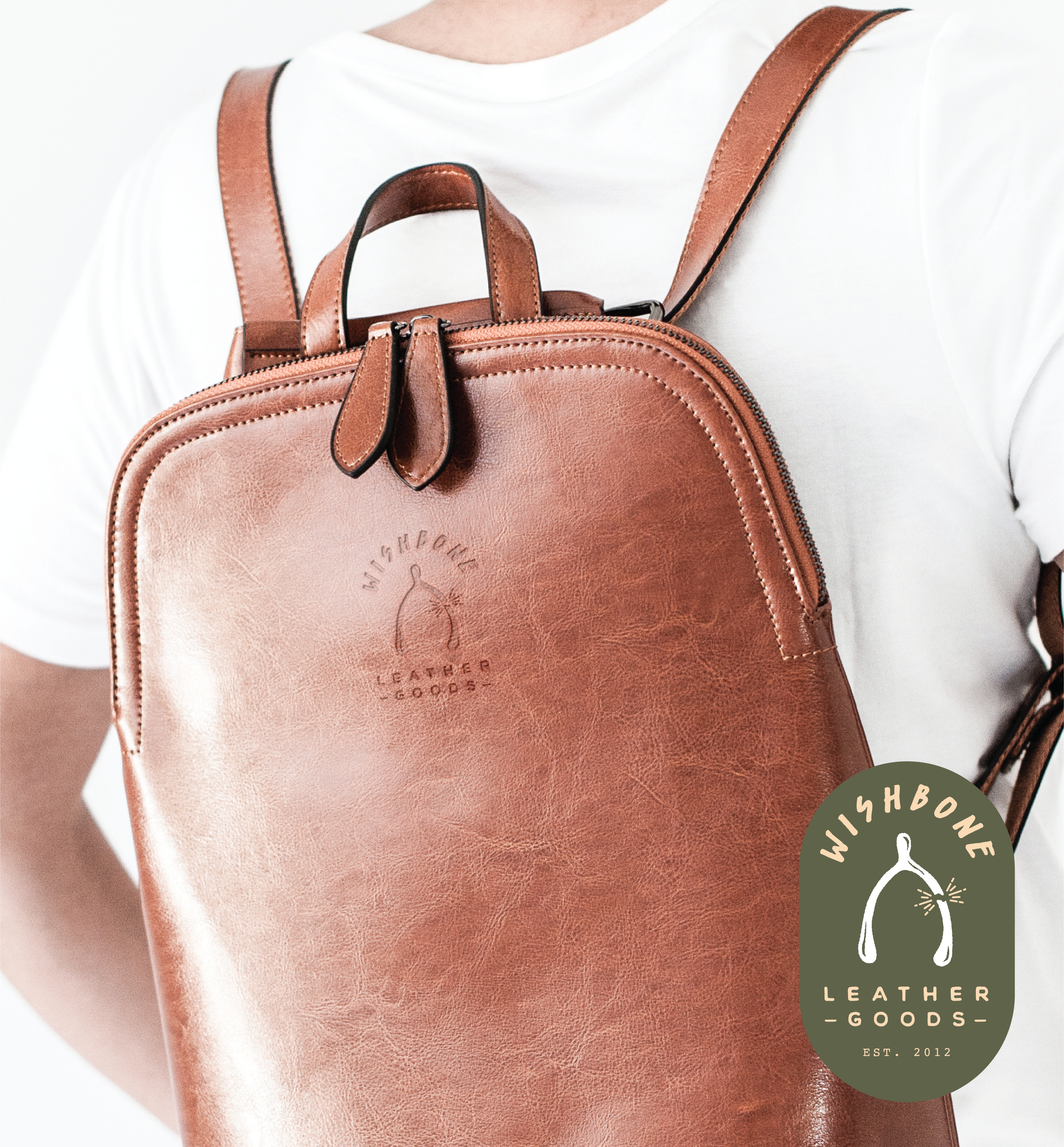 Wishbone Leather Goods | Branding branding fashion branding fashion label design graphic design illustration label design leather design logo logo design textile logo design typography