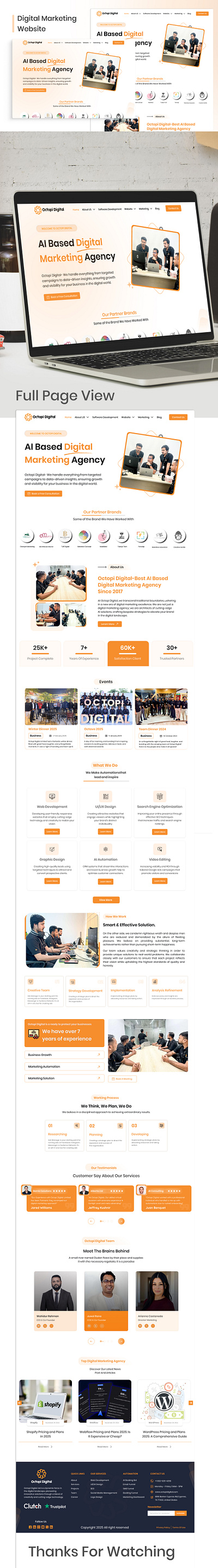 Creative Digital Marketing Website Design app design dashboard design digital design digital marketing landing page digital marketing saas design digital marketing website landing page website design