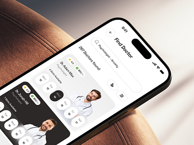 Longevica- Doctor Booking App design | Orbix Studio app design booking app digital health doctor appointment app doctor booking app health care health care app ios app design mobile app mobile app design online doctor booking orbix studio product design psychologist treatment user interface uxui design