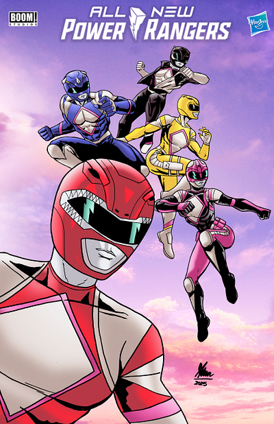 All New Power Rangers - Boom! Studios artist artwork best book cover character illustration comic artist comic cover comic style concept design drawing editorial illustration mighty morphin power rangers publishing sketch super sentai wallpaper zyurangers