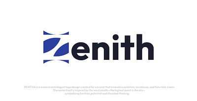 Zenith Brand Identity brand brand identity branding conception design graphic design illustration logo minimaliste photoshop vector