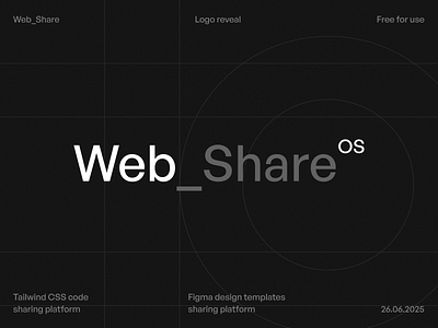 Web Share logo reveal branding logo web inspiration