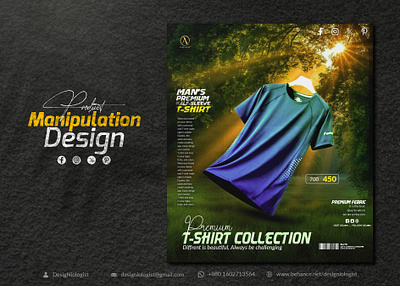 T-Shirt Manipulation Design advertising branding corporate design graphic design illustration manipulation post design social media social media advertising social media post templet tshirt tshirt manipulation tshirt manipulation design vector