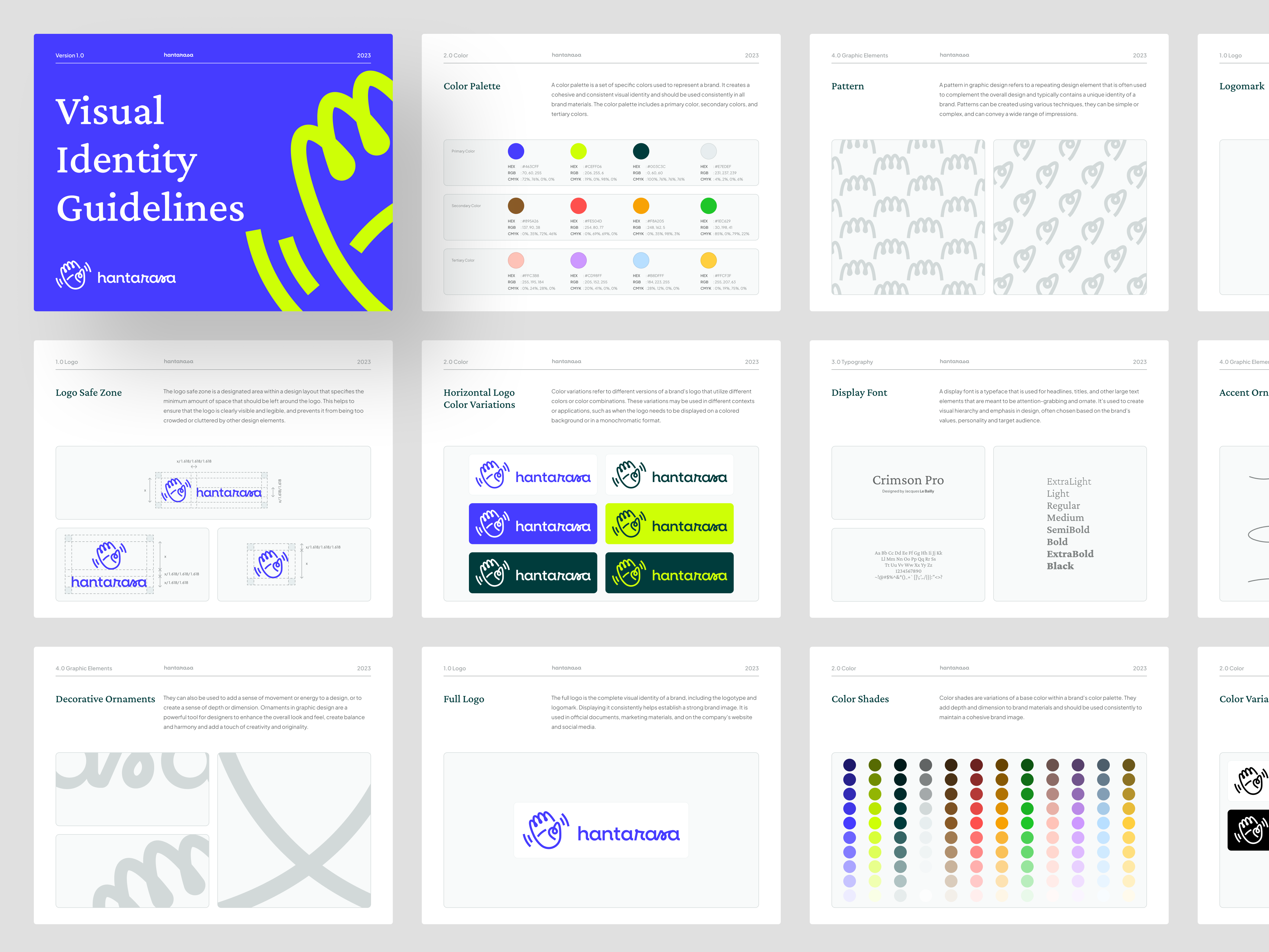 Example of Logo Design & Visual Identity Guidelines