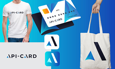 CARD API LOGO $30 logo api card logo design logo in $30 logo in 30usd minimal logo