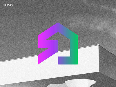 Real estate logo concept 3d app build color construction floor icon minimal modern plan product property real estate saas simple symbol tech web