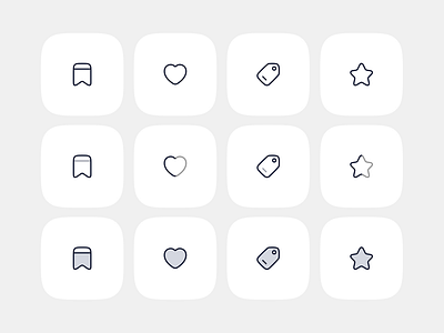 Bookmark favourite Icons Set | 10K+ Premium Icons bookmark clean icons favourite hugeicons icon design icon pack icon set iconography icons illustration premium icons star tag