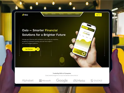 Oxio-Financial SaaS Landing Page b2b bank banking e wallet finance design finance saas design financial financial saas landing page fintech fintech design fintech landing page fintech saas design landing loan planne money management saas saas design saas landing page startup webdesign