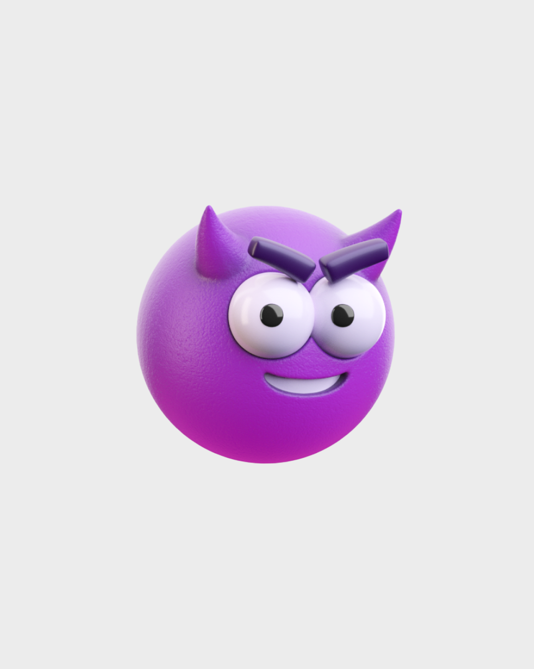 Devil 3d branding cgi character design emoji foreal illustration logo