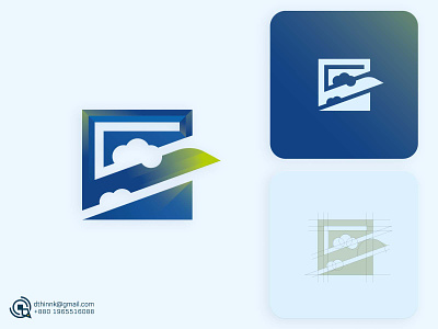 Modern Traveling Logo airplane branding cloud logo icon illustration logo logo idea modern modern traveling logo tourist logo traveling vector