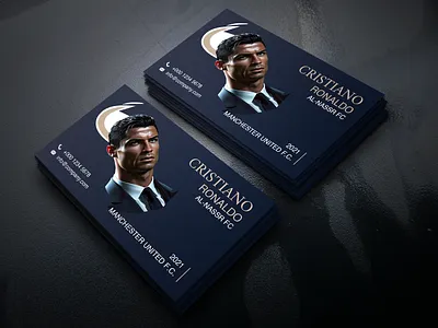 Cristiano Ronaldo Business Card Design artisolvo brand identity branding business card business card design business card template cristiano ronaldo