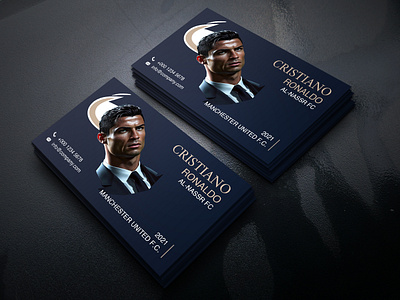 Cristiano Ronaldo Business Card Design artisolvo brand identity branding business card business card design business card template cristiano ronaldo