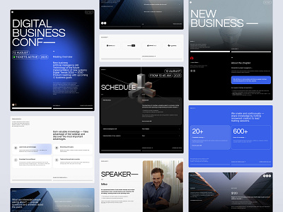 BusinessConf | Event - Template #2 blog cms concept conference design designer event landing page minimalist modern portfolio technology ui ux web web design webdesign website