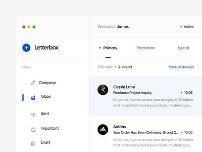 Lettebox - Web Email App