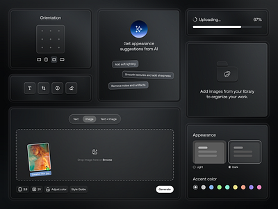 AI Tool Interface Design ai ai tool artificial artificial intelligence dashboard design editor figma intelligence interface startup ui user experience ux webdesign website