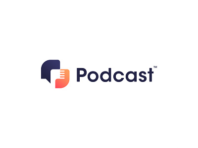 Podcast Logo Design, Letter mark P + Podcast brand identity branding letter mark p letter mark p podcast logo logo design logodesigner logos logotype modern logo p logo design podcast podcast logo podcastion stream streaming visual design visual identity wordmark