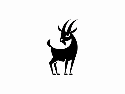 Bold Goat Logo animal bold branding design emblem farm goat horns icon identity illustration logo mark mountain nature outdoors symbol vector