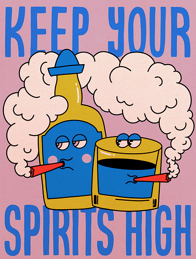 Keep Your Spirits High illustration