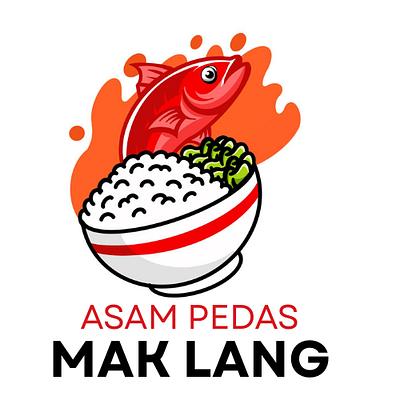 Malay Food banner bunting food logo logo malay food menu