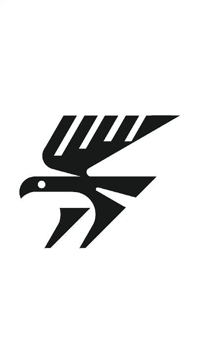 Minimalist eagle ready-made logo for sale by Anhdodes anhdodes bird logo branding design eagle graphic design illustration logo logo design logo designer logo for sale logodesign minimalist logo