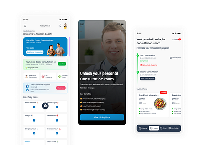 Healthcare App Design 2025 app ui design figma app health app healthcare app interface design mobile app ui modern ui ui ui design viral