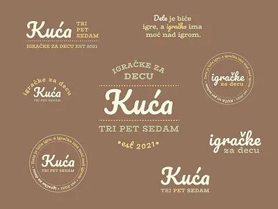Visual Identity for Kuća 357 adobe illustrator adobe photoshop brand identity branding design graphic design graphic designer illustration logo