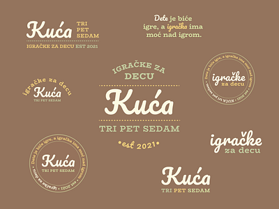 Visual Identity for Kuća 357 adobe illustrator adobe photoshop brand identity branding design graphic design graphic designer illustration logo