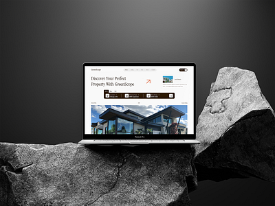 Reimagining Real Estate—Beyond the Blueprint. dribbbledaily interactivedesign landingpagemagic realestateux webinspiration