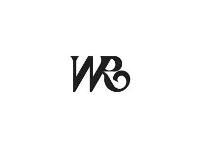 WR RW monogram ready-made logo for sale by Anhdodes - Logoadoni anhdodes branding design graphic design illustration logo logo design logo designer logo for sale logodesign minimalist logo monogram r typography w wr rw logo