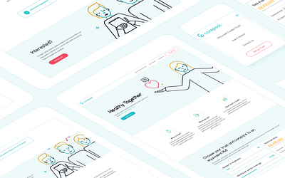 Carepool branding coalla design graphic design illustration ui ux vector web design