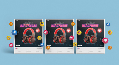 Gadget post design gadget design gadget post design graphic design headphone headphone menipulation motion graphics sale banner sale poster social media post