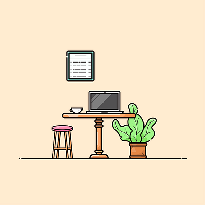 workspace art artist artwork branding cafe coffee design explore explorepage fyp graphic design illustration logo minimal motion graphics ui workspace