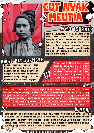 Biography Poster graphic design