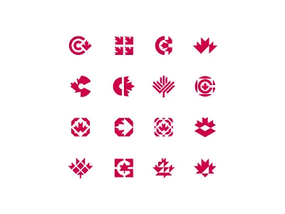 Canadian Windows – Logo Exploration canada door icon leaf letter c logo maple mark symbol window