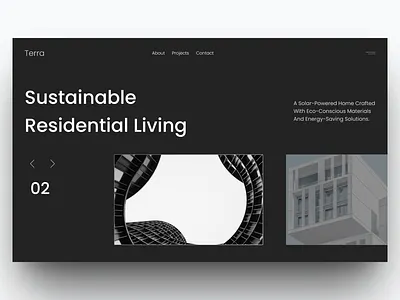 Terra: Designing Tomorrow’s Sustainable Homes architecturedesign cleanui climateactiondesign creativeweb designforgood designinspo digitalproductdesign ecofriendlydesign figmadesign greenarchitecture landingpagedesign minimalistweb modernwebdesign responsivedesign sustainabledesign sustainableliving uiuxdesign userinterface webdesign webui