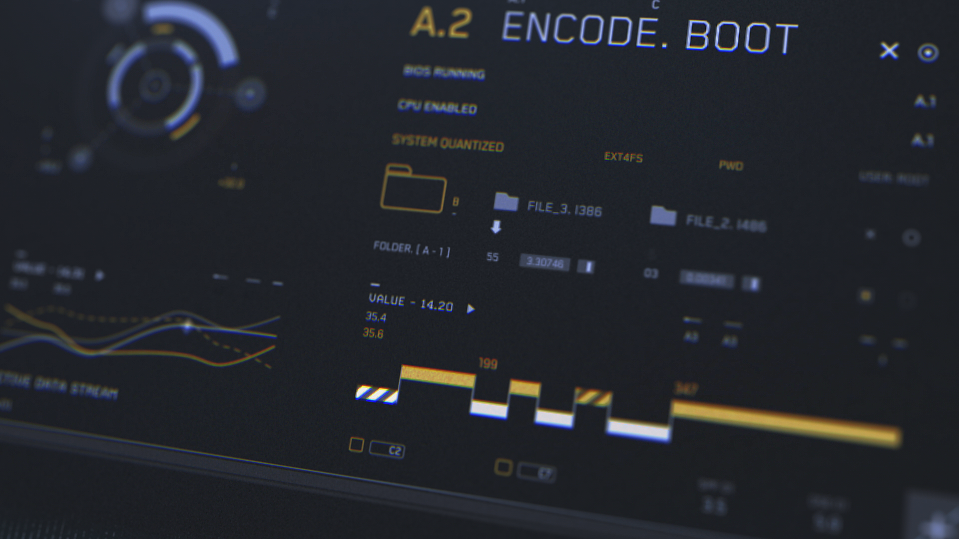 SYS.BOOT after effects branding design fui gui hud illustration illustrator interface interfacedesign logo ui userinterface ux
