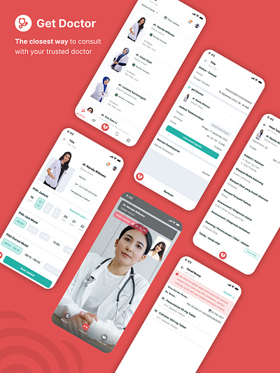Mobile Apps - Teleconsultation Doctor doctor medical mobileapps platform teleconsultation teleconsultationdoctor telemedicine ui videocall
