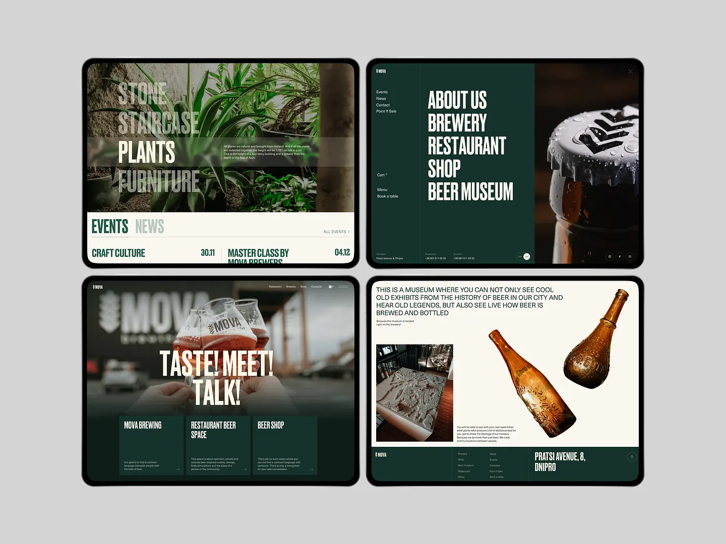 Innovative Brewery Website Design for MOVA Brewing Company