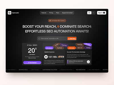 Web, UIUX Design for SEO Automation, Digital Marketing crypto dashboard design finance interface platform product product design saas service startup ui ui design uiux ux web web app design web design web platform website