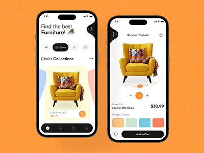 Furniture App app app design app ui buying couch design ecommerce shop furniture furniture app mobile mobile app online shopping online store sofa ui ui design