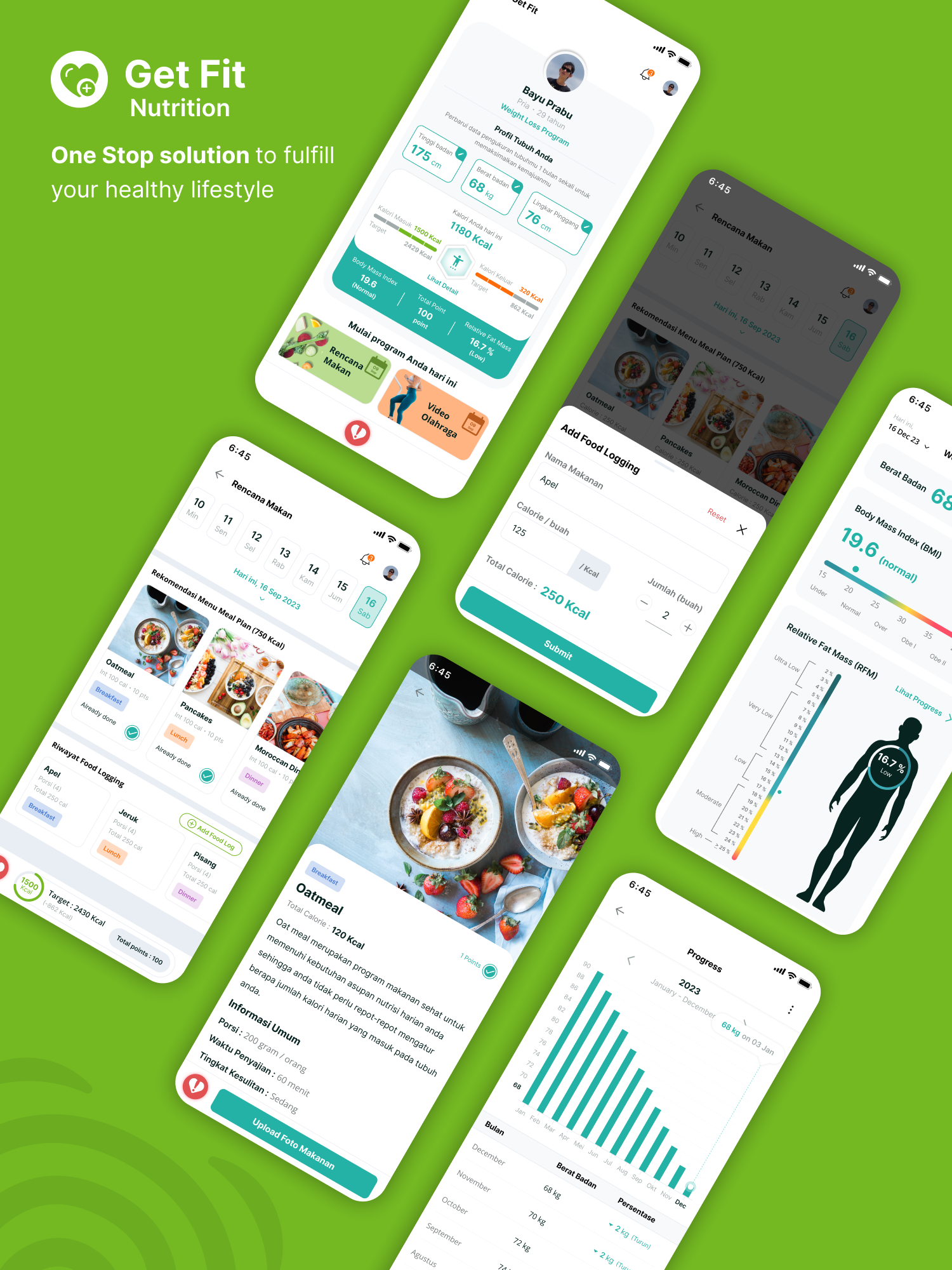 UI Mobile - Meal Plan Apps apps breakfast dinner foodlog getfit healthy lifestyle lunch meal mealplan mobile nutrition plan ui wellness