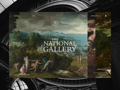 THE NATIONAL GALLERY — Web Platform Concept/Redesign app design branding museum ui ui design userexperience userinterface ux ux design web design