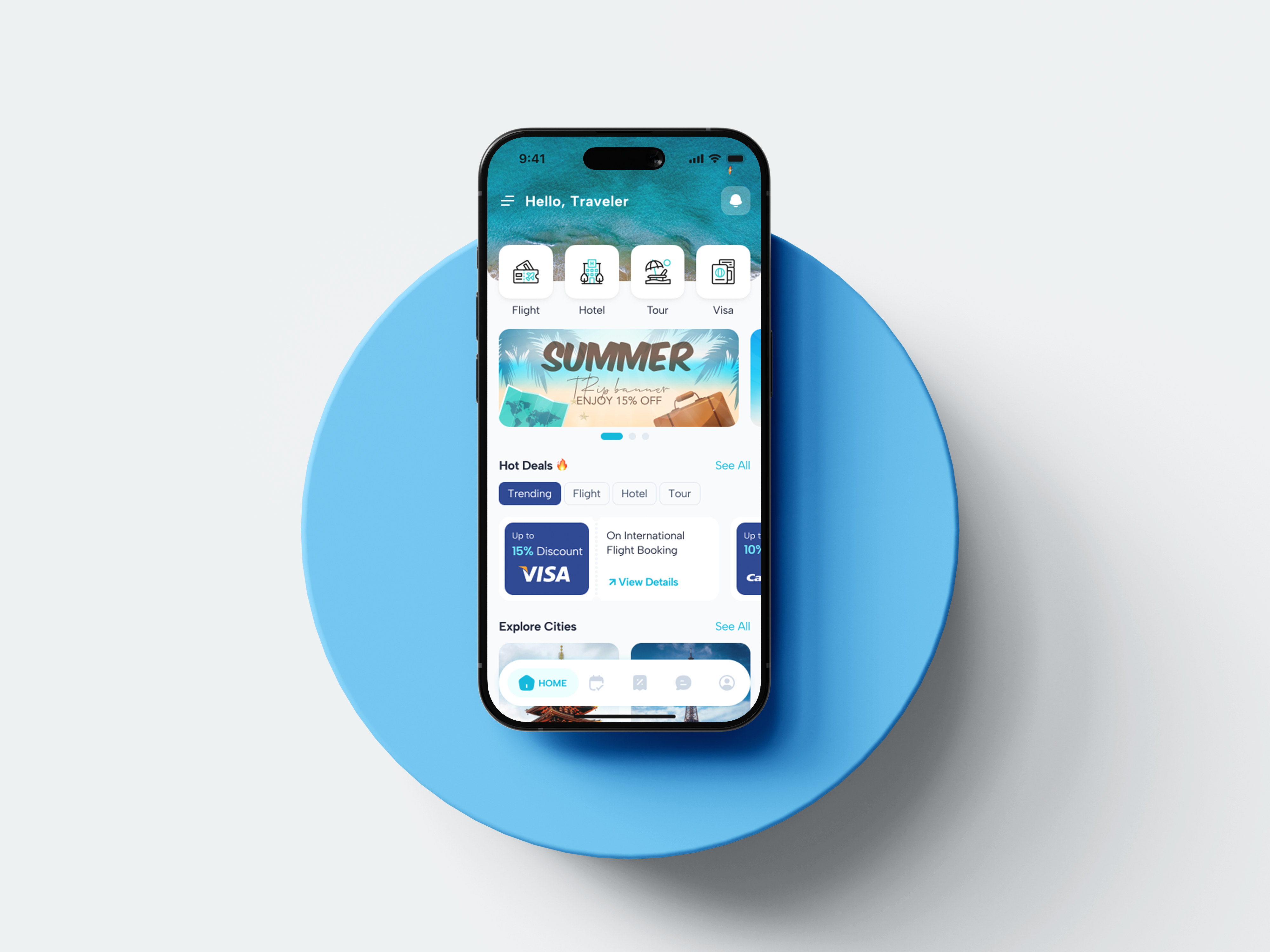 OvoTour - Travel Booking App UI appdesigndaily bookingapp cleanui designinspiration dribbbleinspo flightbooking hotelbookingapp mobileappdesign ovotourdesign productdesign summerdeals tourapp tourismtech travelapp travelstartup travelui uidesign userexperience uxdesign vacationplanner