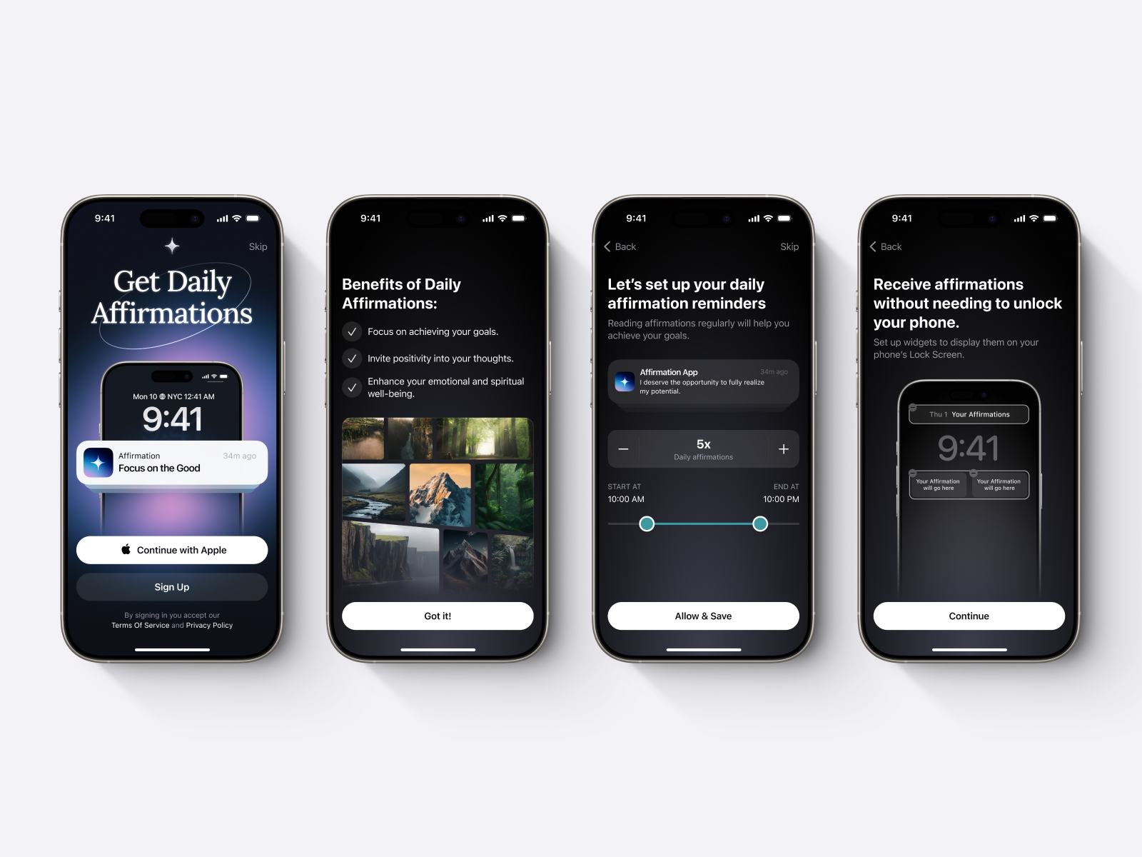 Example of Mobile App Onboarding & Paywall Design