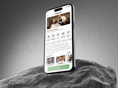 Salon App UI Design app design barber beauty salon hair booking hair care hair saloon app design hair stylist hairdresser hairstyle mobile app salon booking saloon app ui ui design uiux ux ux design
