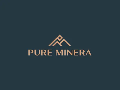 Pure Minera brand identity brand mark branding effendy himalayan identity jar logo luxury minimal modern mountain packaging pm logo premium pure minera shilajit brand star typography visual identity