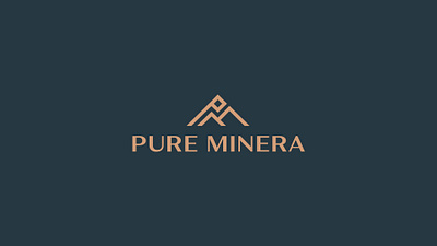 Pure Minera brand identity brand mark branding effendy himalayan identity jar logo luxury minimal modern mountain packaging pm logo premium pure minera shilajit brand star typography visual identity