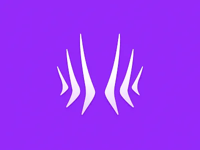 Untitled Crown branding crown elegant logo minimalist modern monarchy perspective purple shapes