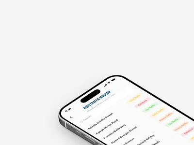 Lag.OS: Road Traffic Monitor branding design product design ui uiux user interface ux