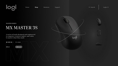 logi/landing page branding design graphic design logo typography ui ux